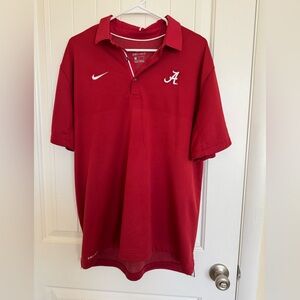 Nike Men's Red Alabama Polo Shirt